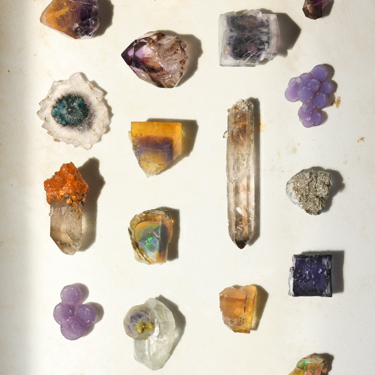 Amethyst Raw Stone Sterling Silver Necklace — handmade natural mineral jewelry by TROZO, made in Japan (view 8)