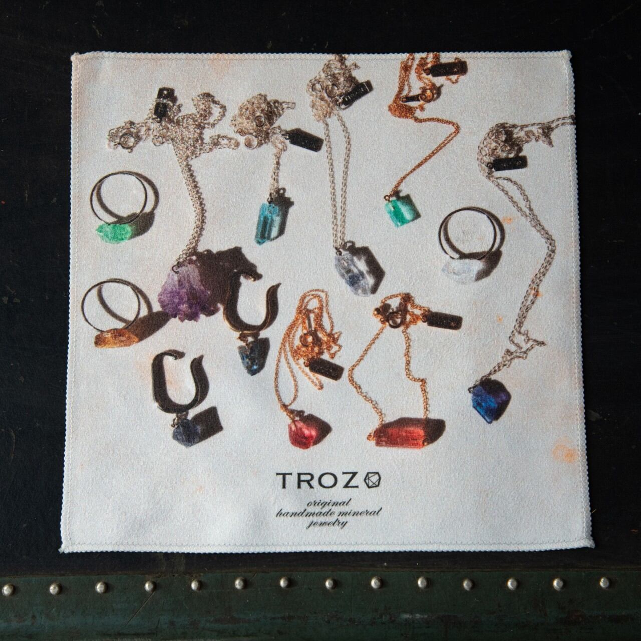 Sphene Raw Stone Ring - One of a Kind — handmade natural mineral jewelry by TROZO, made in Japan (view 10)