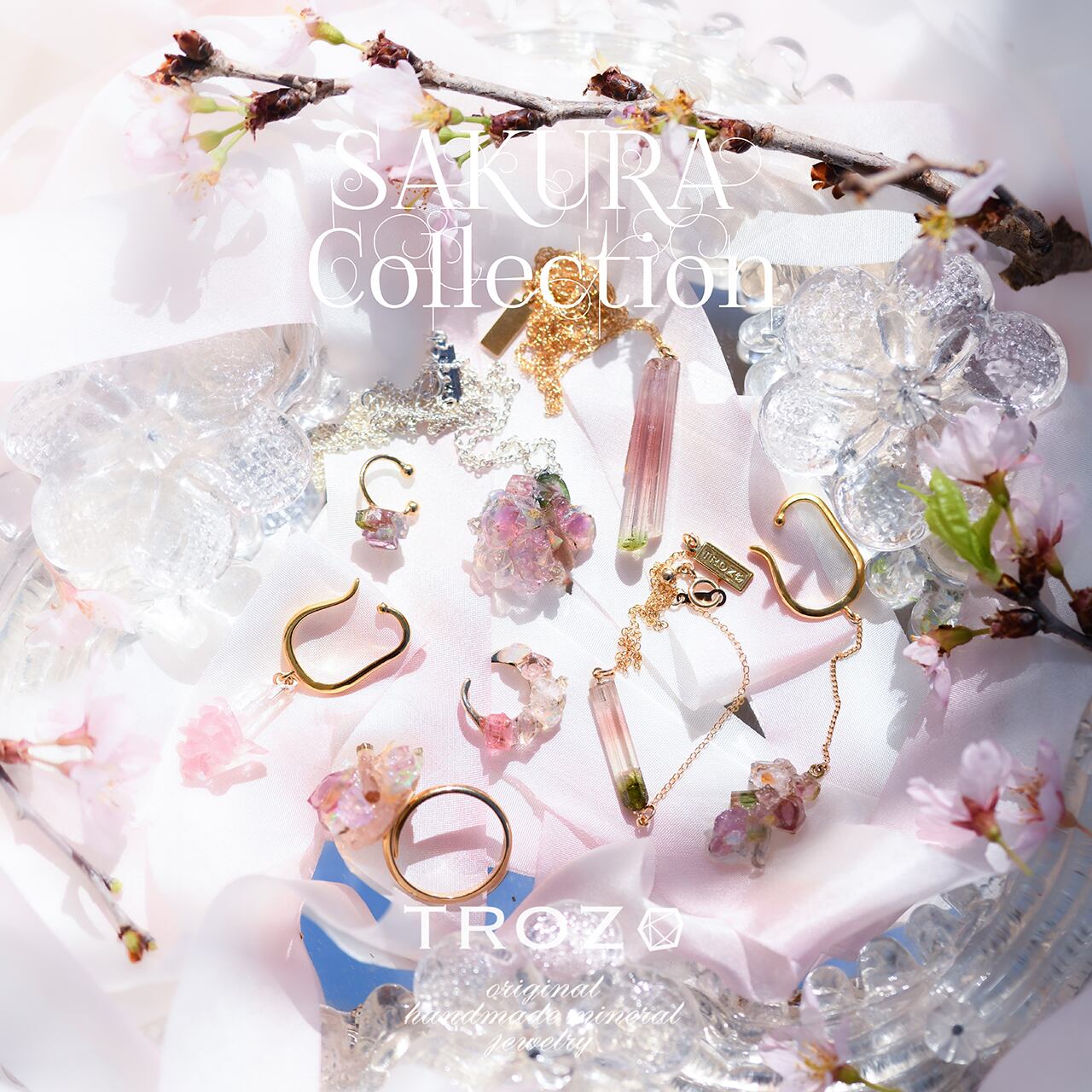 Tourmaline Raw Stone Ring - One of a Kind — handmade natural mineral jewelry by TROZO, made in Japan (view 9)