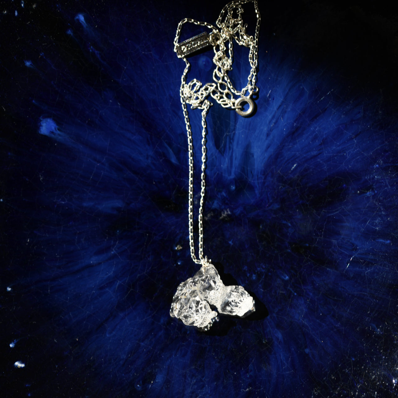 Opal Raw Stone Necklace - One of a Kind - handmade natural mineral jewelry by TROZO, made in Japan (view 5)