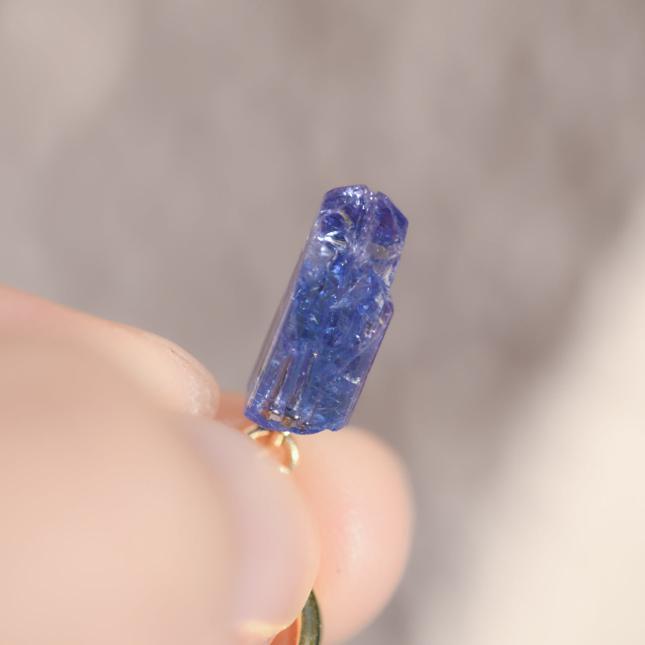 [One of a kind] Tanzanite Raw Stone Ear Cuff | Handmade Natural Stone Jewelry [Twilight Collection]