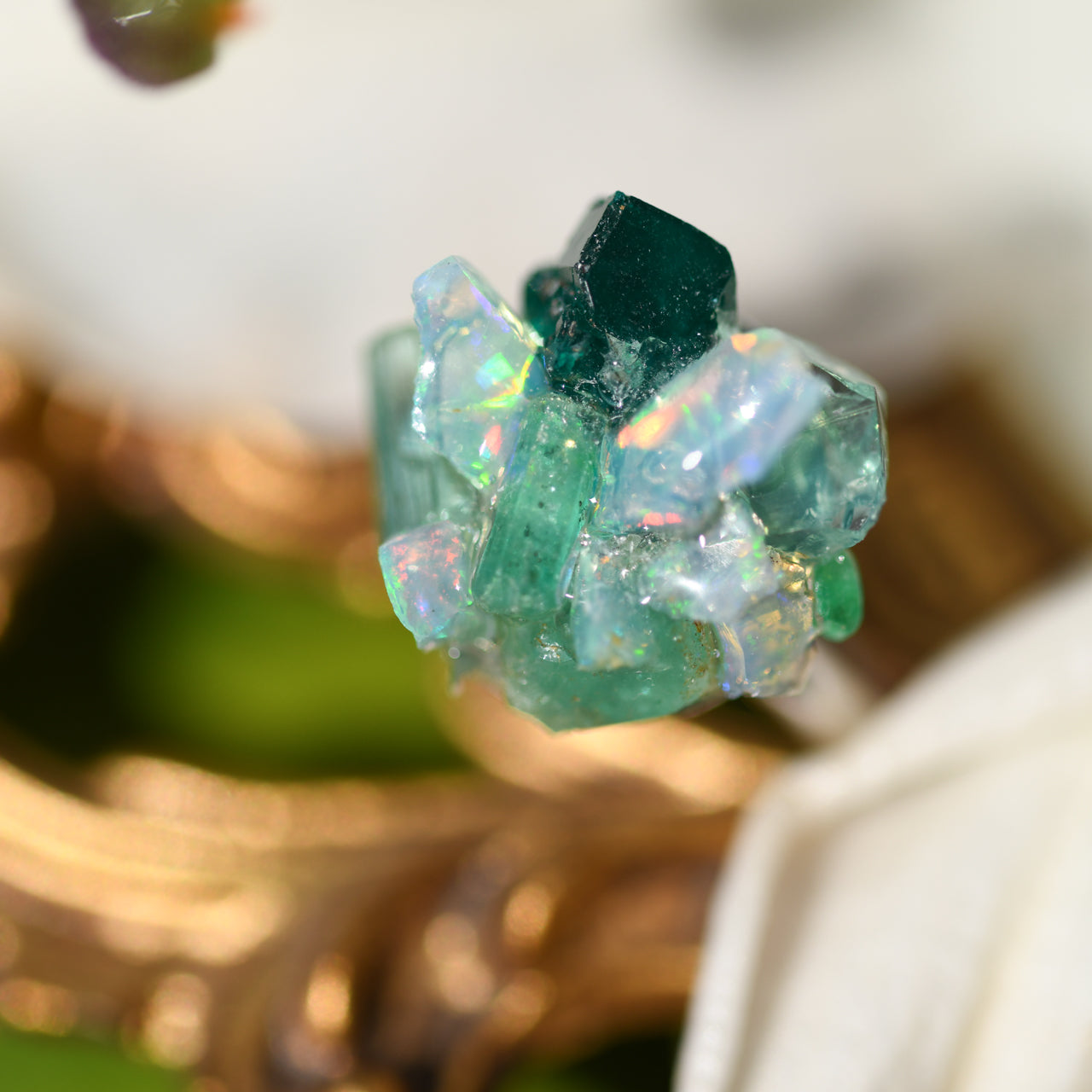 [One of a kind] Integration Ring | Handmade Natural Stone Jewelry [Fairy Tale Collection]