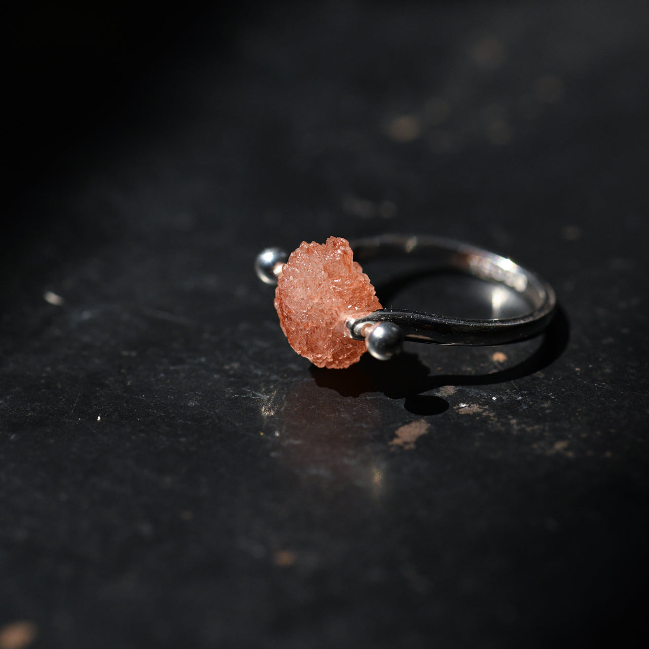 Amethyst Rough Mineral Silver 925 Ring - One of a kind Natural Stone Jewelry [Ring Fest 2025]