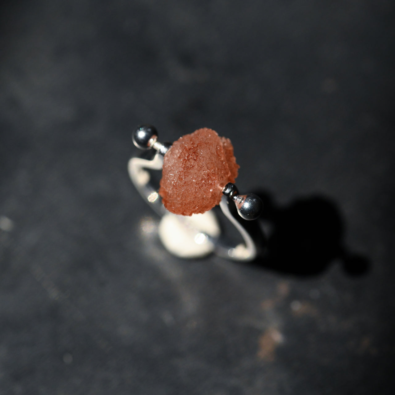 Amethyst Rough Mineral Silver 925 Ring - One of a kind Natural Stone Jewelry [Ring Fest 2025]