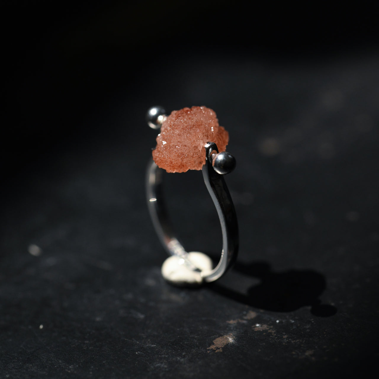 Amethyst Rough Mineral Silver 925 Ring - One of a kind Natural Stone Jewelry [Ring Fest 2025]