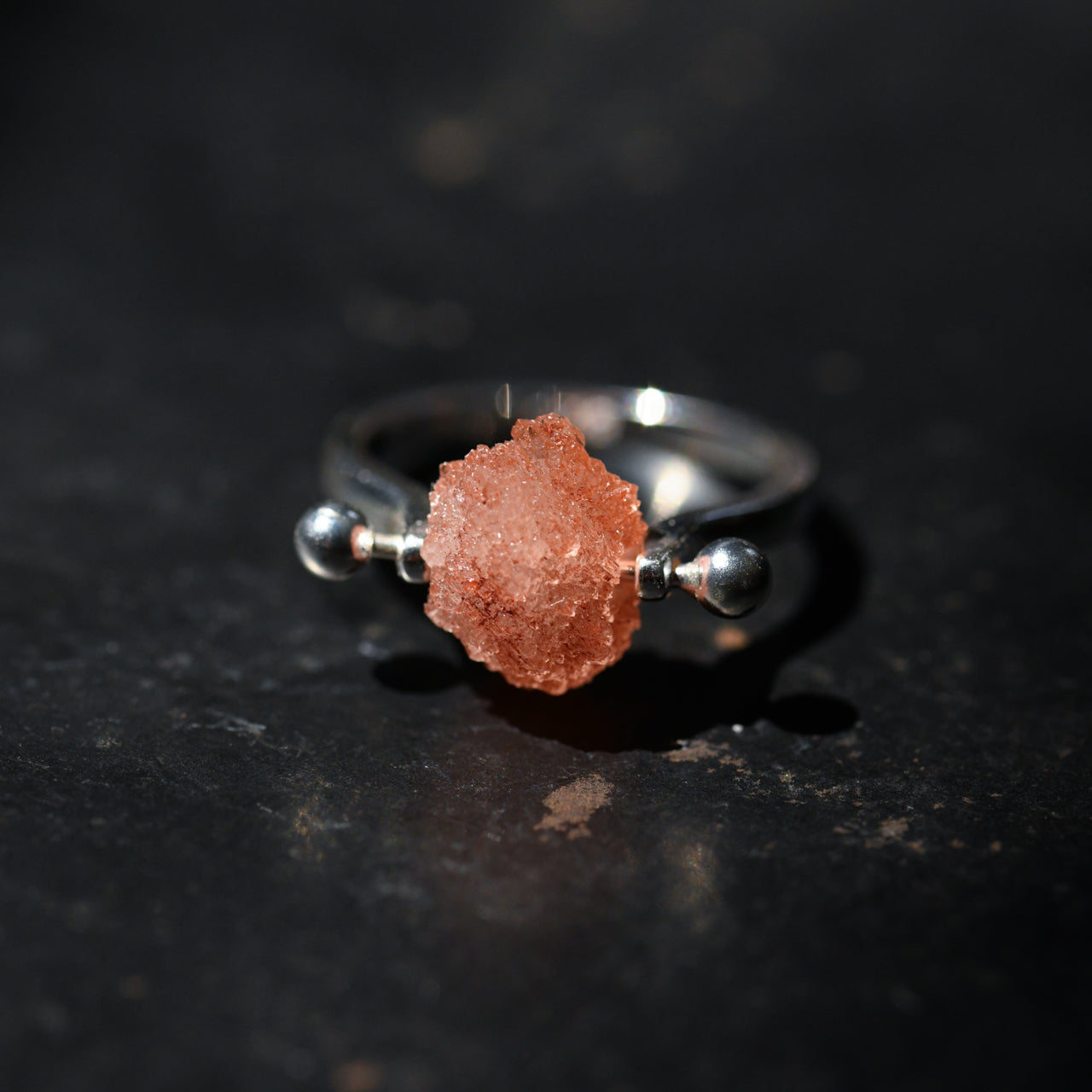 Amethyst Rough Mineral Silver 925 Ring - One of a kind Natural Stone Jewelry [Ring Fest 2025]