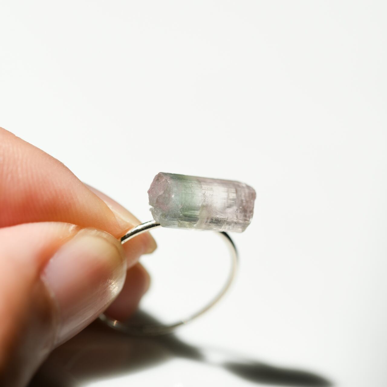 [One of a kind] Tourmaline Raw Stone Ring | Handmade Natural Stone Jewelry [Tourmalin Fest]