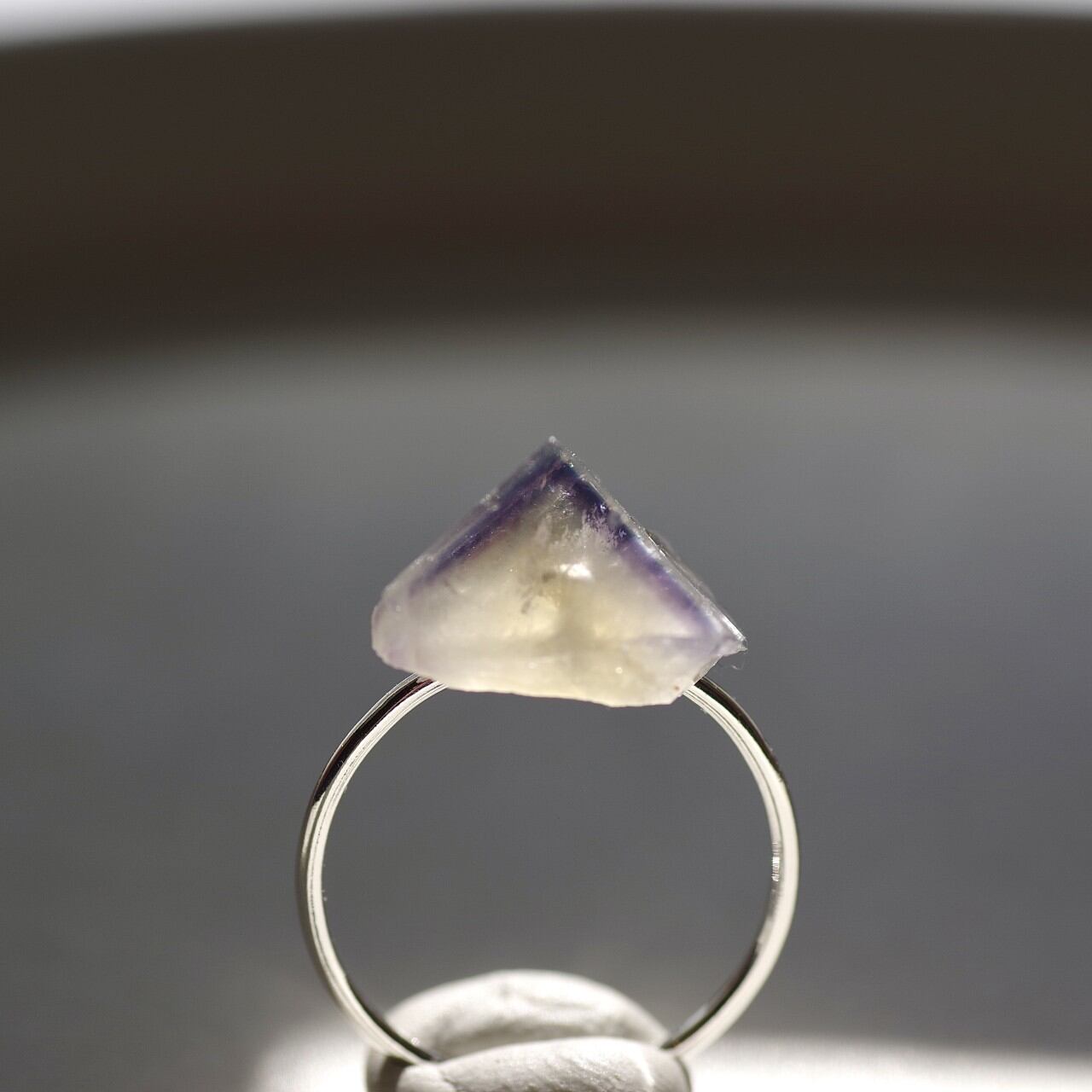 [One of a kind] Fluorite Raw Stone Ring | Handmade Natural Stone Jewelry [Fluorite Fest]