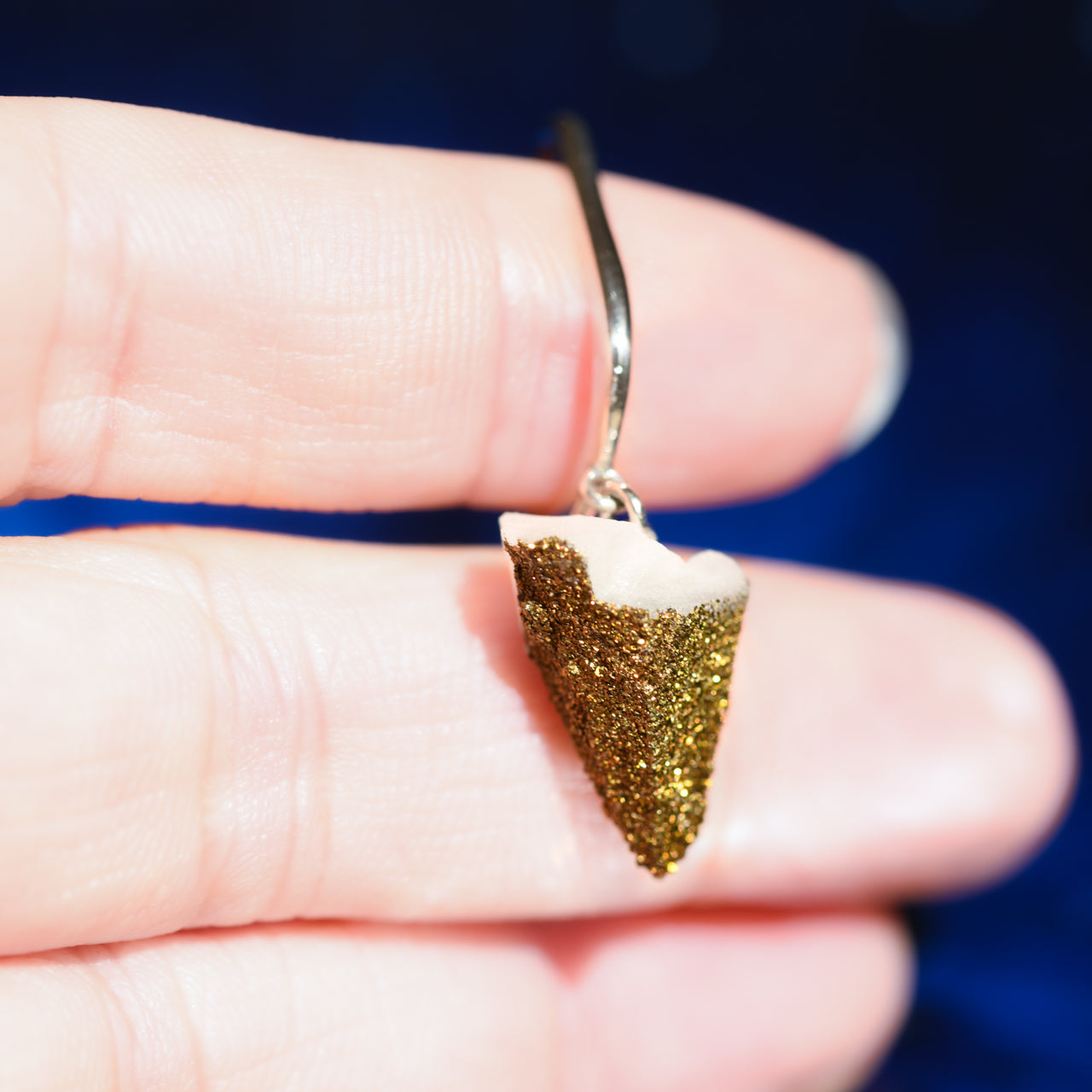 Calcite Raw Stone Ear Cuff - One of a Kind - handmade natural mineral jewelry by TROZO, made in Japan (view 2)