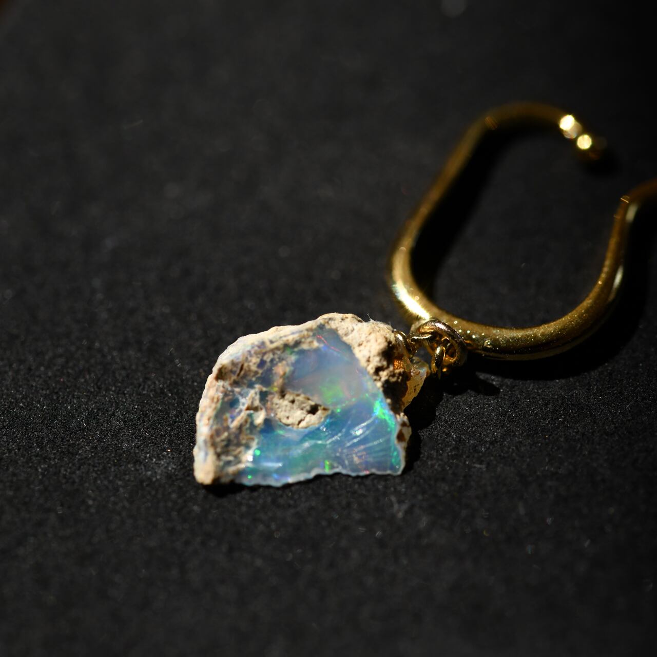 [One of a kind] Opal Raw Stone Ear Cuff | Handmade Natural Stone Jewelry [Opal Fest 2023]