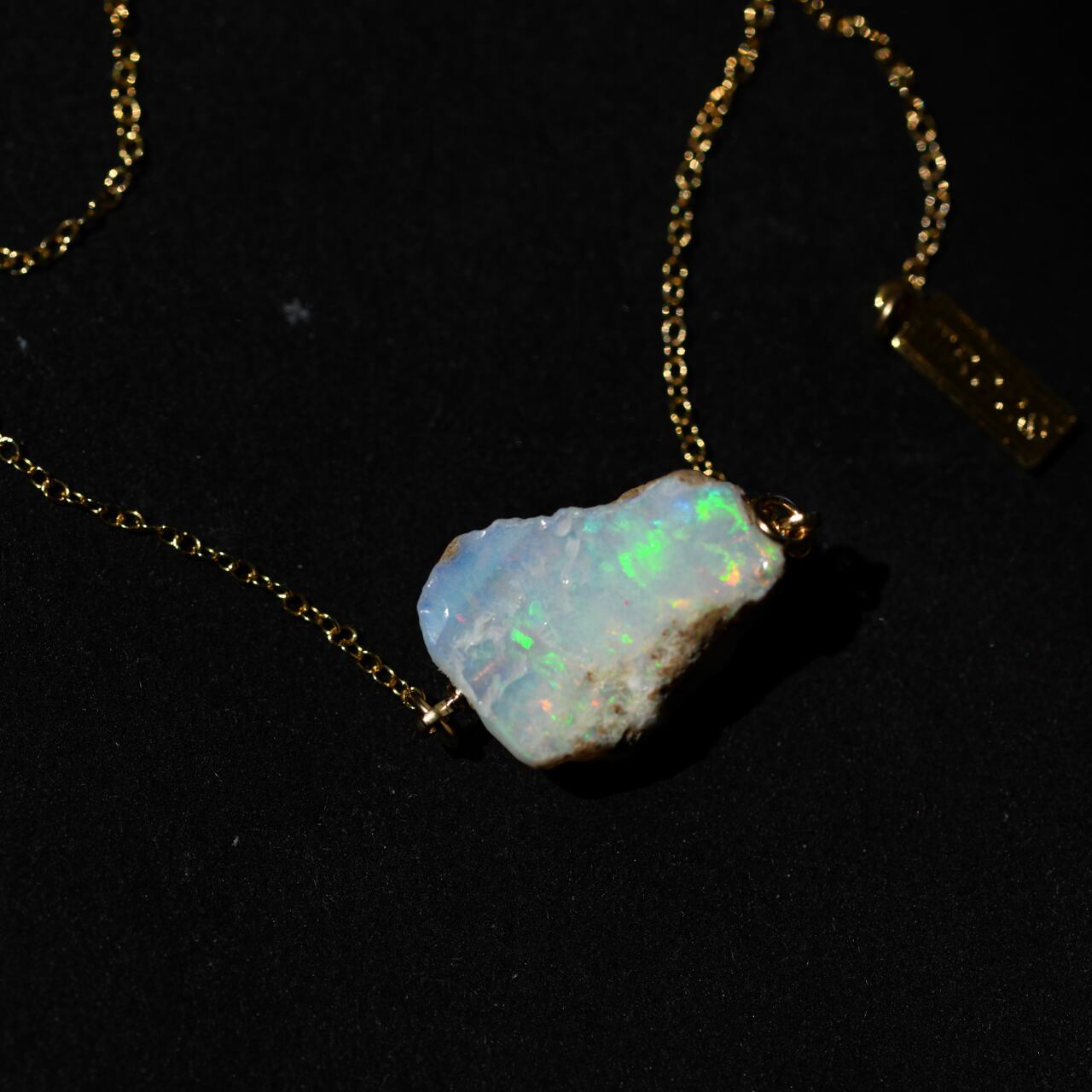 [One of a kind] Opal Raw Stone 14KGF Bracelet | Handmade Natural Stone Jewelry [Opal Fest 2023]