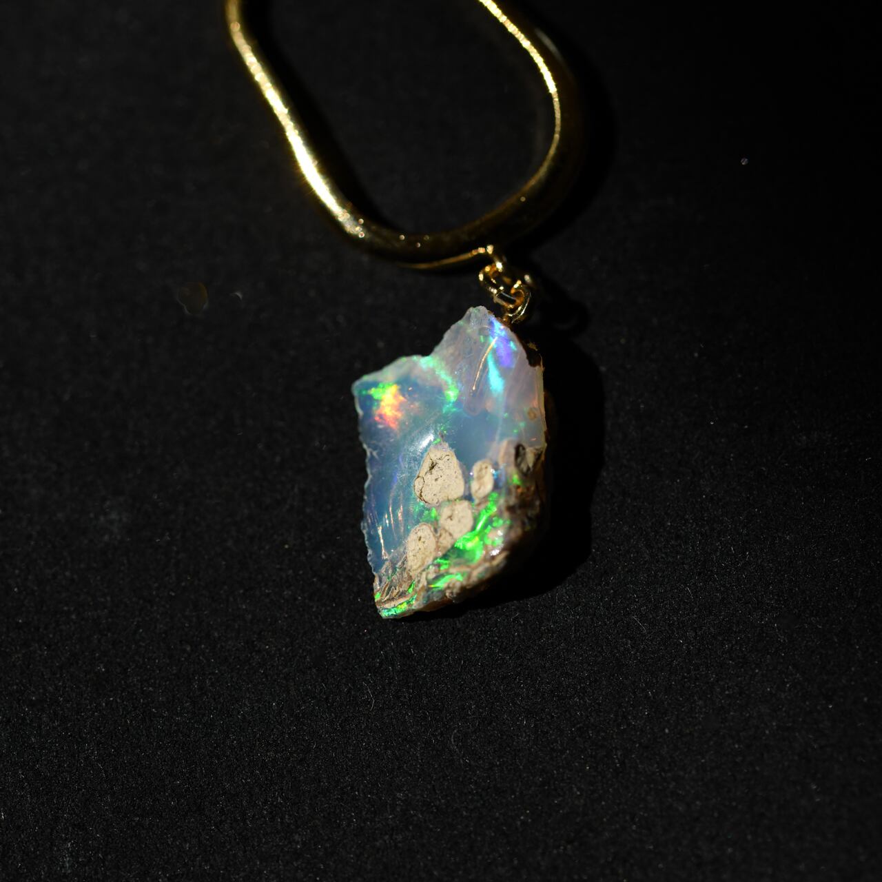 [One of a kind] Opal Raw Stone Ear Cuff | Handmade Natural Stone Jewelry [Opal Fest 2023]