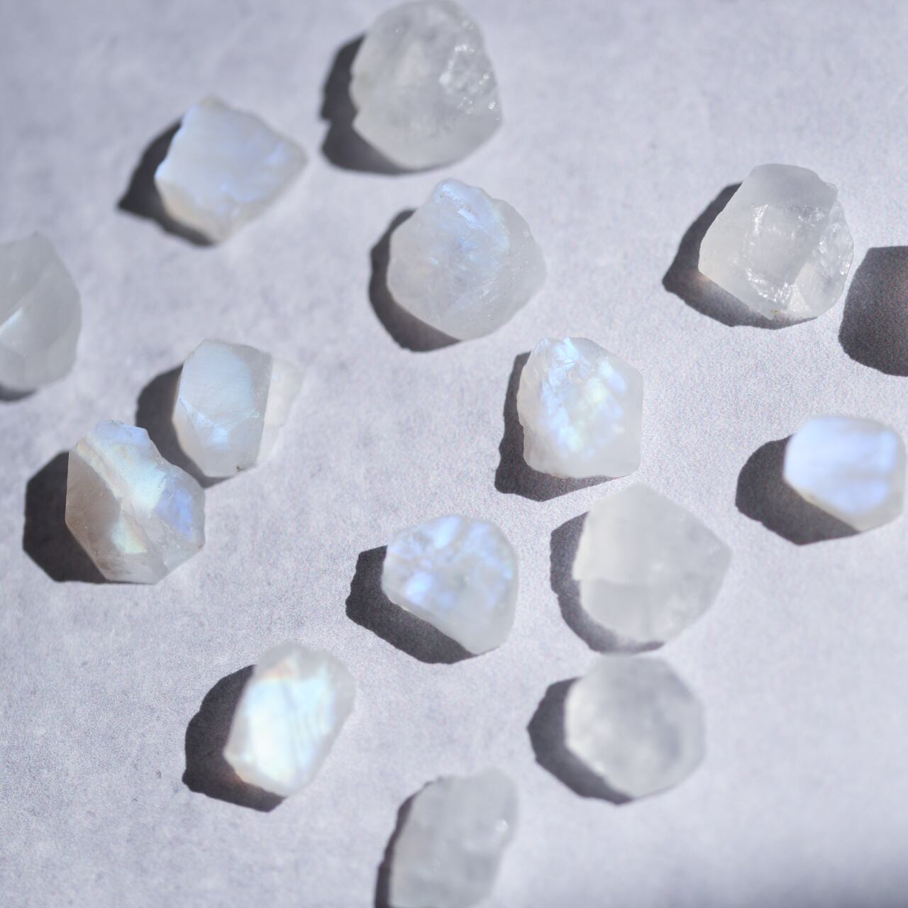 Moonstone Raw Stone Necklace | Handmade Natural Stone Jewelry