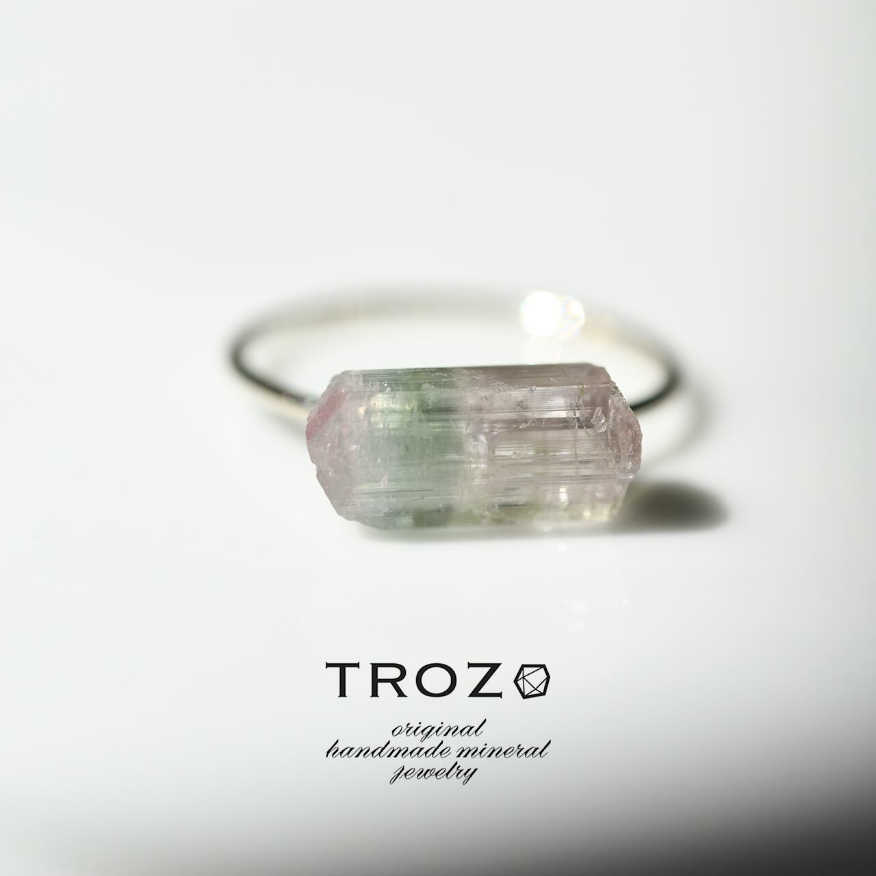 [One of a kind] Tourmaline Raw Stone Ring | Handmade Natural Stone Jewelry [Tourmalin Fest]