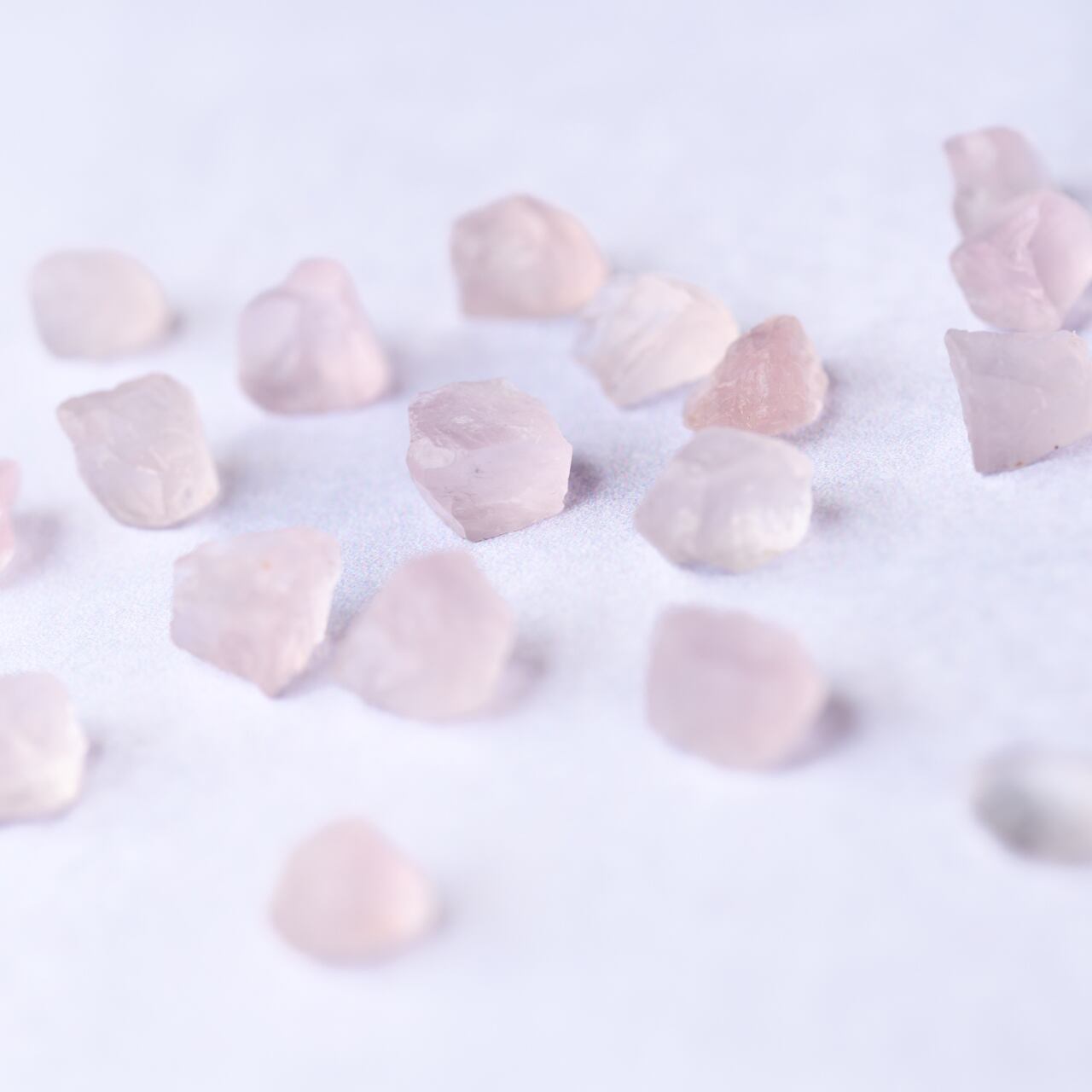 Rose Quartz Raw Stone Necklace | Handmade Natural Stone Jewelry