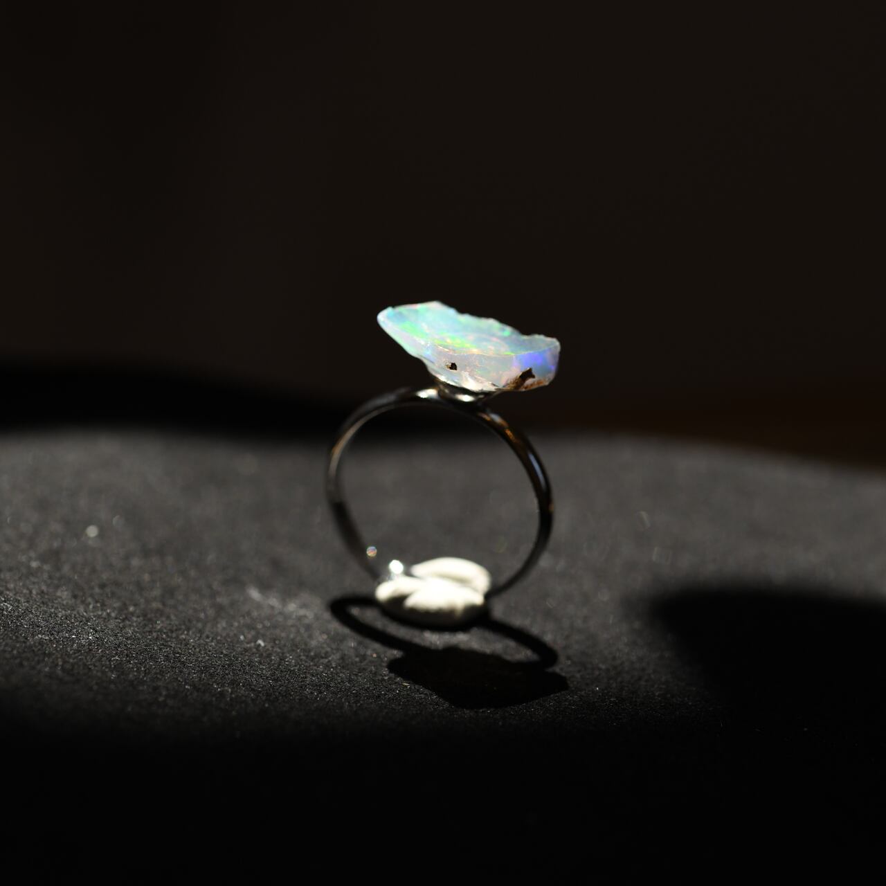 [One of a kind] Opal Raw Stone Ring | Handmade Natural Stone Jewelry [Opal Fest 2023]