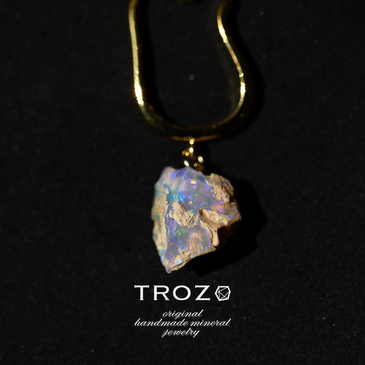 [One of a kind] Opal Raw Stone Ear Cuff | Handmade Natural Stone Jewelry [Opal Fest 2023]