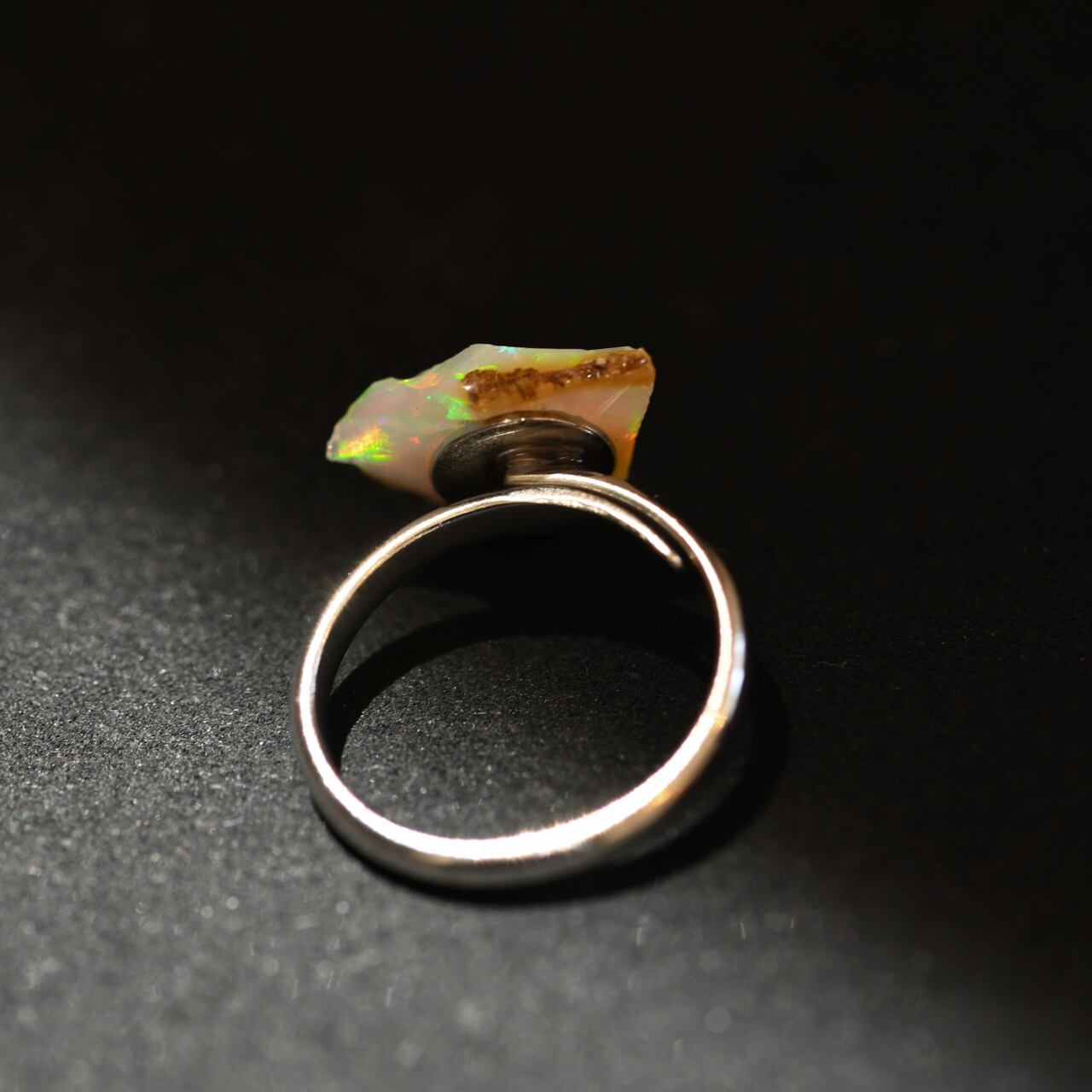 [One of a kind] Opal Raw Stone Ring | Handmade Natural Stone Jewelry [Opal Fest 2023]