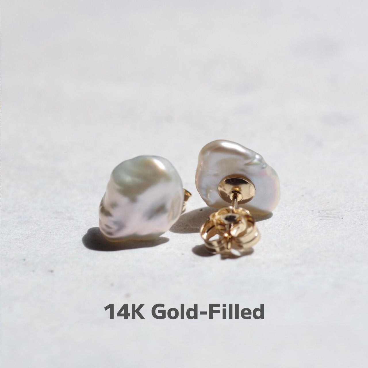 Keshi Pearl Earrings | Handmade Natural Stone Jewelry