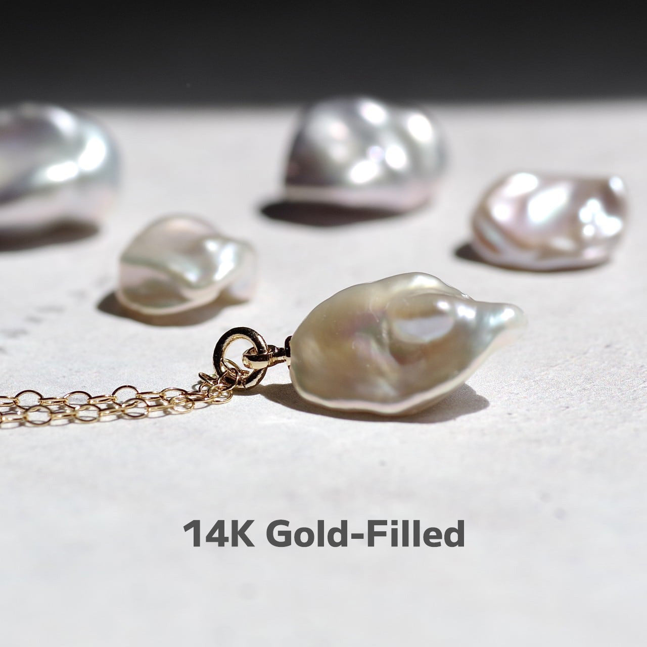 Keshi Pearl Necklace | Handmade Natural Stone Jewelry