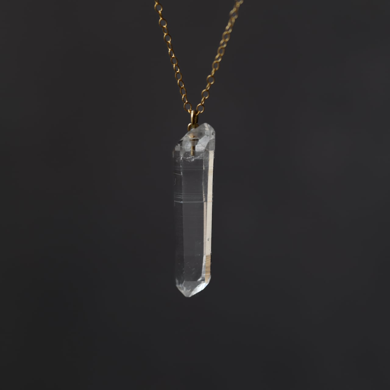 Colombian Quartz Raw Stone Necklace | Handmade Natural Stone Jewelry