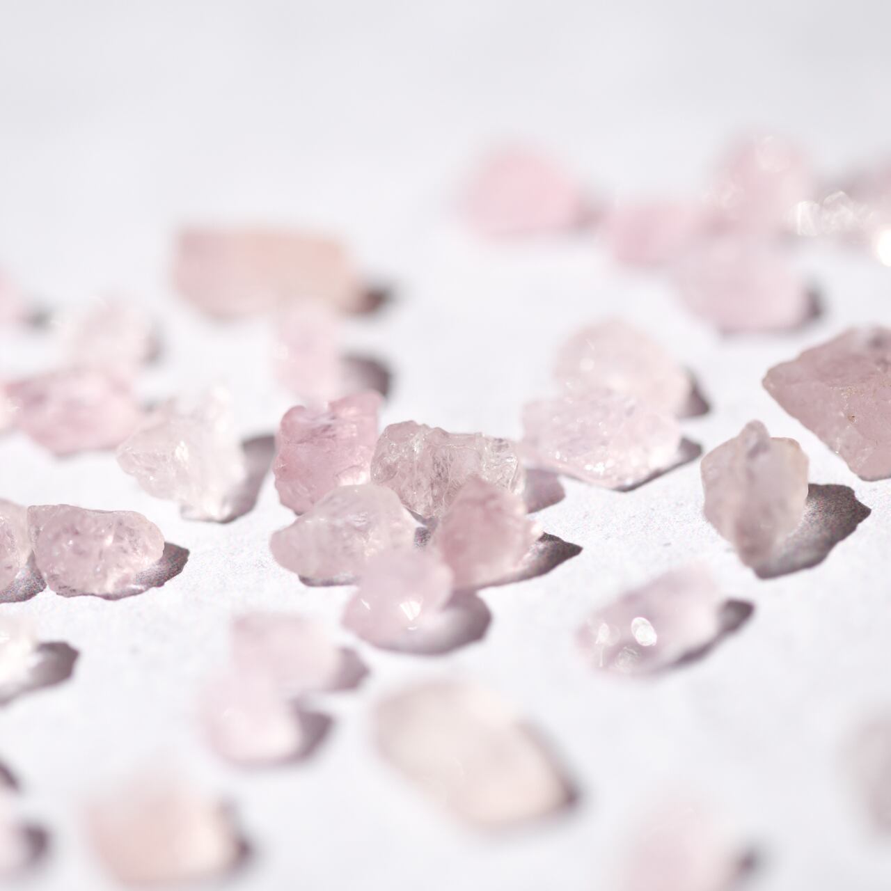 Morganite Raw Stone Necklace | Handmade Natural Stone Jewelry