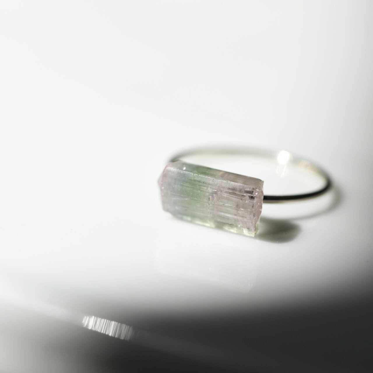 [One of a kind] Tourmaline Raw Stone Ring | Handmade Natural Stone Jewelry [Tourmalin Fest]