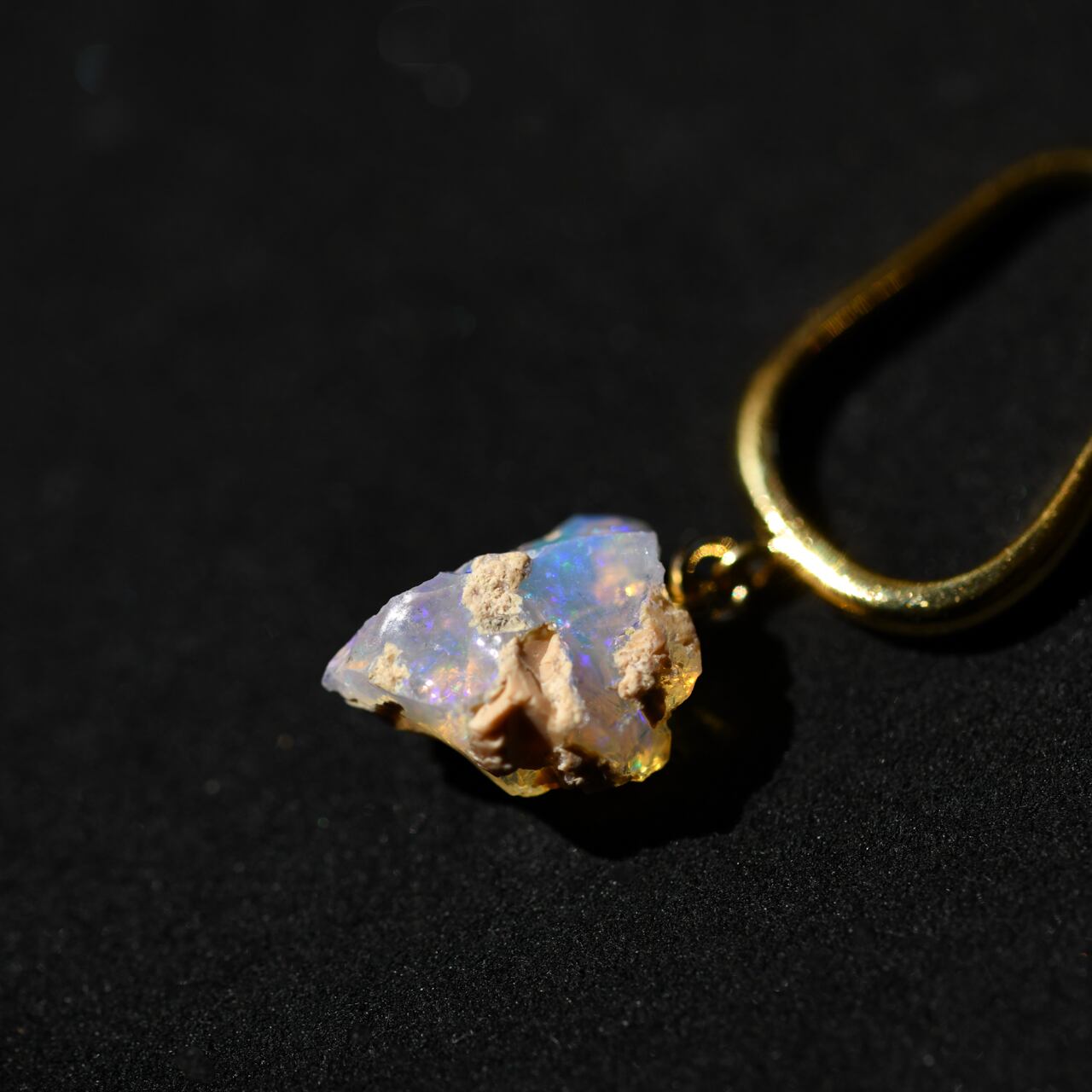 [One of a kind] Opal Raw Stone Ear Cuff | Handmade Natural Stone Jewelry [Opal Fest 2023]