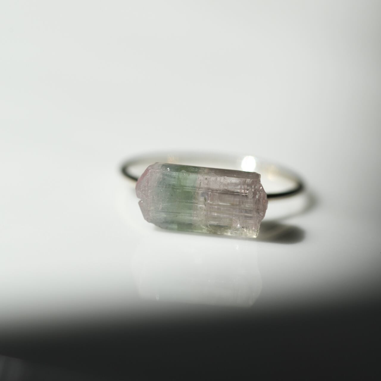 [One of a kind] Tourmaline Raw Stone Ring | Handmade Natural Stone Jewelry [Tourmalin Fest]