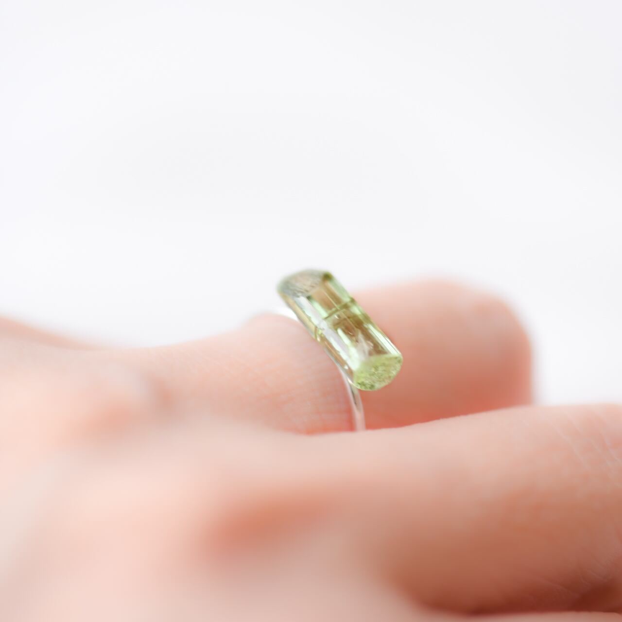 [One of a kind] Tourmaline Raw Stone Ring | Handmade Natural Stone Jewelry [SAKURA Collection]